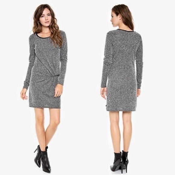 Scotch & Soda Maison Scotch Tweed Knit Dress - Picture 2 of 5